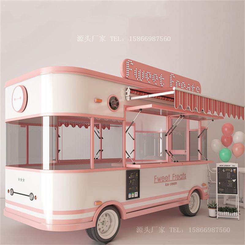 手工做旧一比一复古车模型 金属铁艺现代简约汽车造型 大巴士餐厅