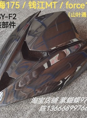 钱江MT150林海领程175force155同款前面板前脸前dun盖水转印外壳