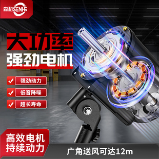 森和风扇电机工业风扇机头500 750马达牛角电风扇落地扇220V 650