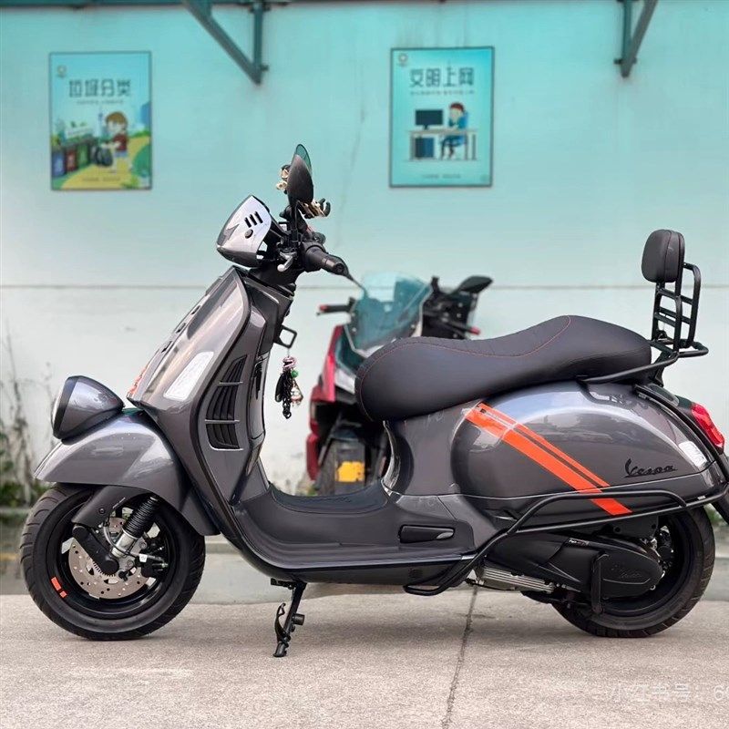 比亚乔 加强靠背 维斯帕VESPA GTS 300 GTV6日春天冲刺150 后货架