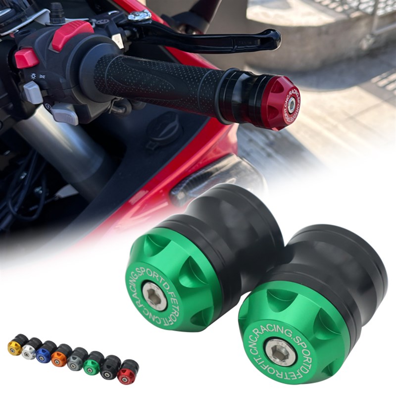 川崎ZX4RR忍者ninja400平衡端子Z400 Z900不锈钢车把防摔手把堵头