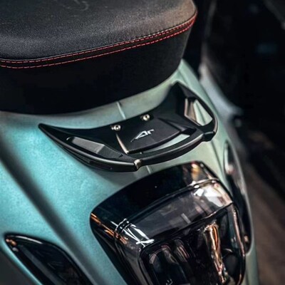 vespa150 300gts gtv六日冲刺春天 战斗尾翼铝合金后 扶手 后货架