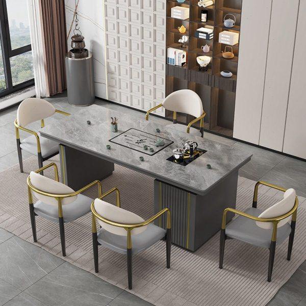 1.2/1.4/1.6/1.8/2米轻奢岩板茶桌椅家用公酒店茶台阳台小茶几,商业/办公家具,茶台/茶桌,淘宝优惠券,粉丝福利购,淘宝优惠卷