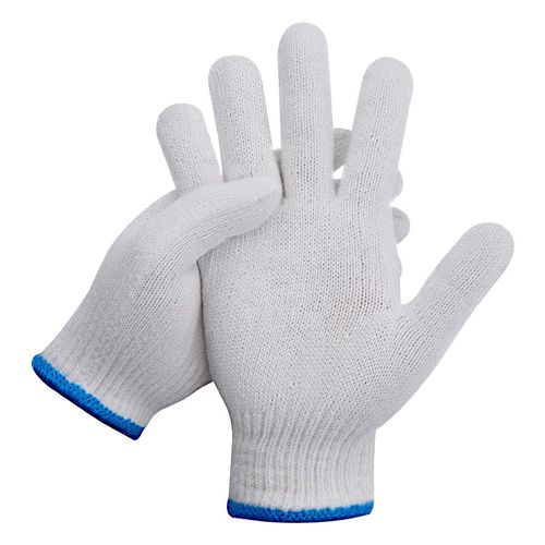 开拓 劳保手套 细线棉纱线手套橡胶手套 工作司机耐磨手套