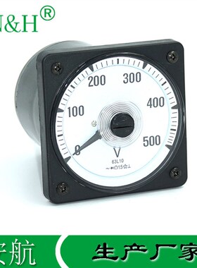 船用配电板仪表63L10-V电压表0-450V 500V 63L18 63L19交流电压表