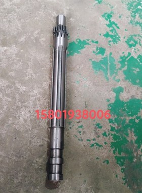 皖南机床厂X5042 X5032A铣床配件齿轮轴Z13齿总长360花键6-32*8