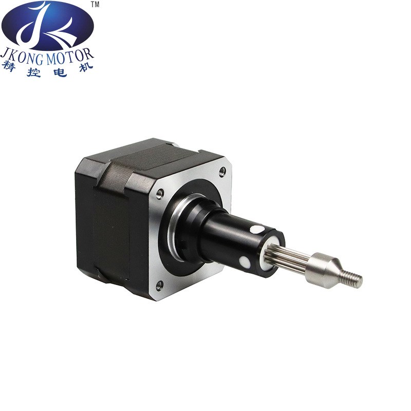42丝杆步进电机NEMA17固定轴丝杆步进电机升降直线推杆微型电缸