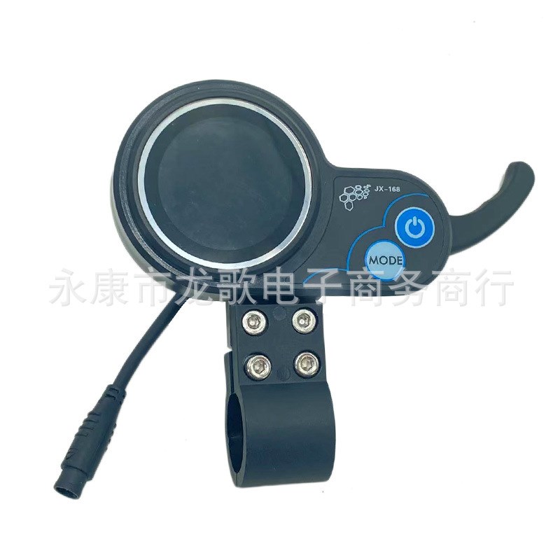 JX-168仪表 6针滑板车仪表 电动车滑板车配件 里程速度高低档仪表