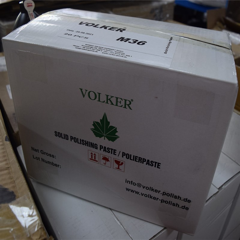 德国VOLKER M36黄蜡木器乐器金属不锈钢抛光膏上光蜡亚克力抛光蜡