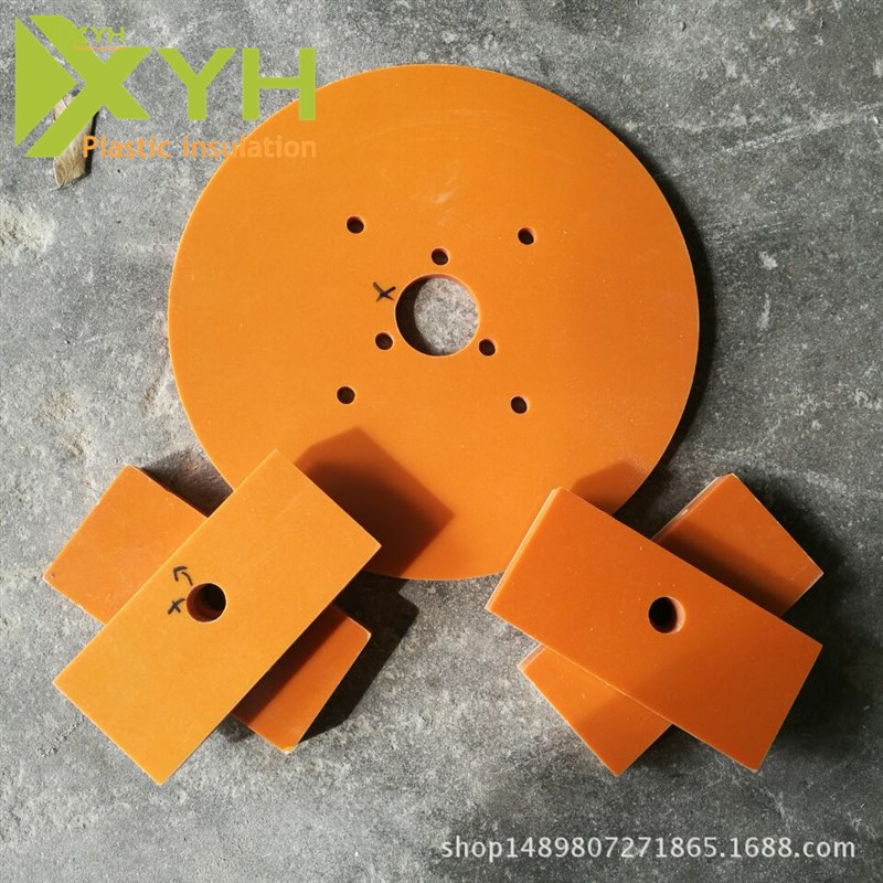 供应电木板绝缘板 橘红色酚醛层压胶木板树脂板/电木治具夹板