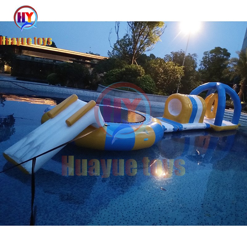水上闯关海上小冲关移动水上乐园大型游乐设备充气水上滑梯气模厂