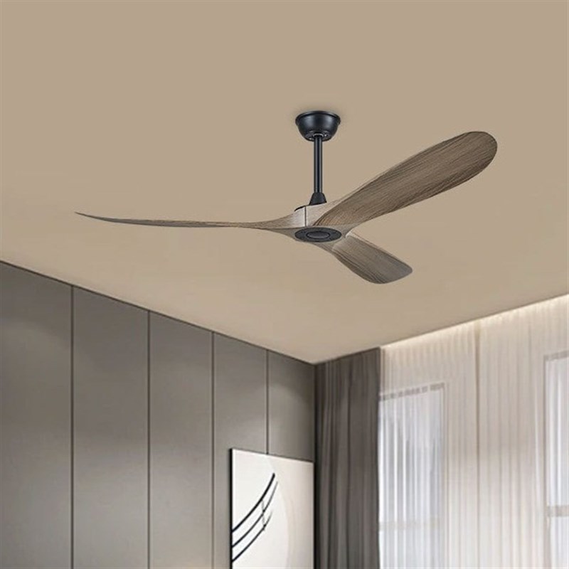 跨境现货42/52/60寸简约吊扇无灯款变频大风量静音附遥控