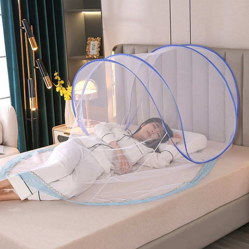 哇噢定 制蚊帐enl户外防蚊 免安装露营野外旅游打地铺 便携式旅游