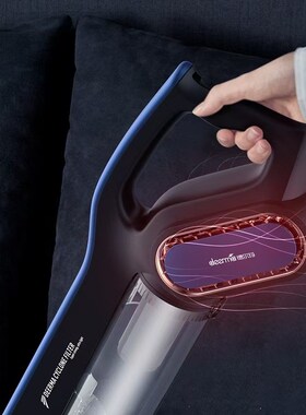 德尔玛吸尘器DX700SPRO吸尘器家用小型强力大吸力手持式吸尘机器