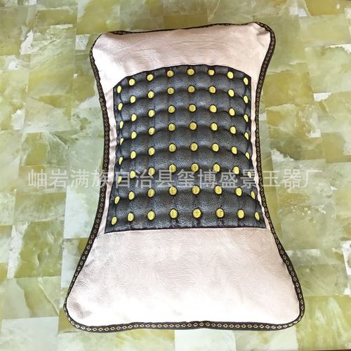 厂家销售 黄土球温敷枕 负离子岫玉锗石保健远红外床垫 理疗馆