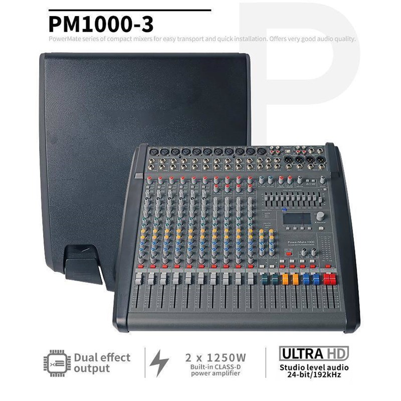 CMS600-3调音台99种双混响效果器舞台混音器