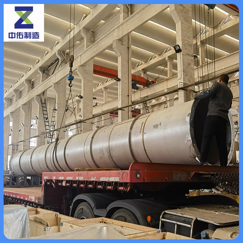 不锈钢烟囱厂家加工生产锅炉焊接管道316L双层保温防腐排烟管件