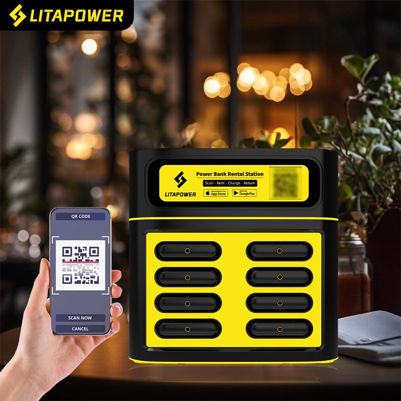 Customize Shared Power Bank Station Rental  Charging Station