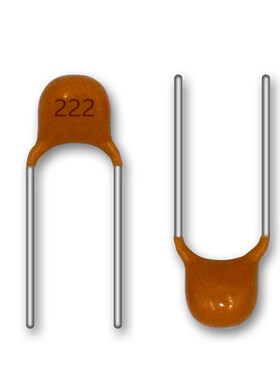 独石电容50V222K 2.2NF 脚距5.08mm 50V2200PF直插瓷片电容器