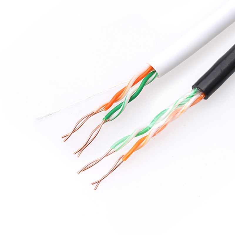 4芯0.5纯铜室外电话线无氧铜四芯双绞室外网线电信宽带专用线