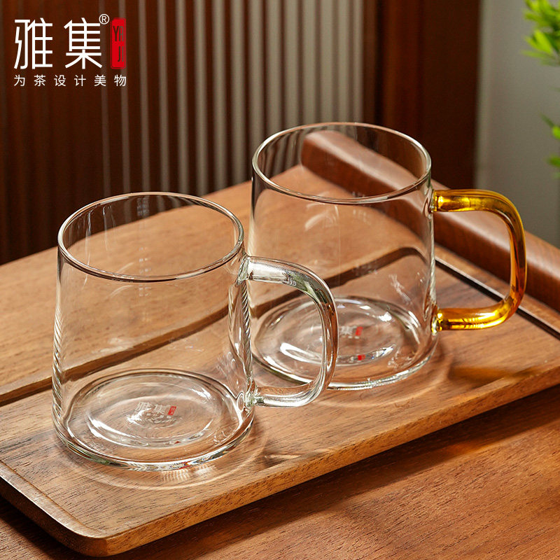 雅集茶具杯方便牛奶杯女杯子男咖啡杯茶杯水杯