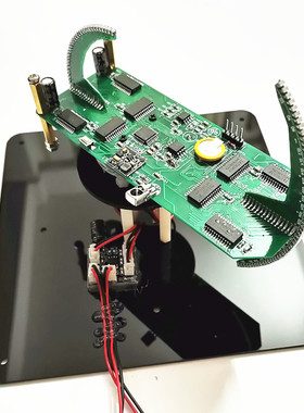 球形旋转LEDTM轴球形球O时钟显示屏电子制作散件