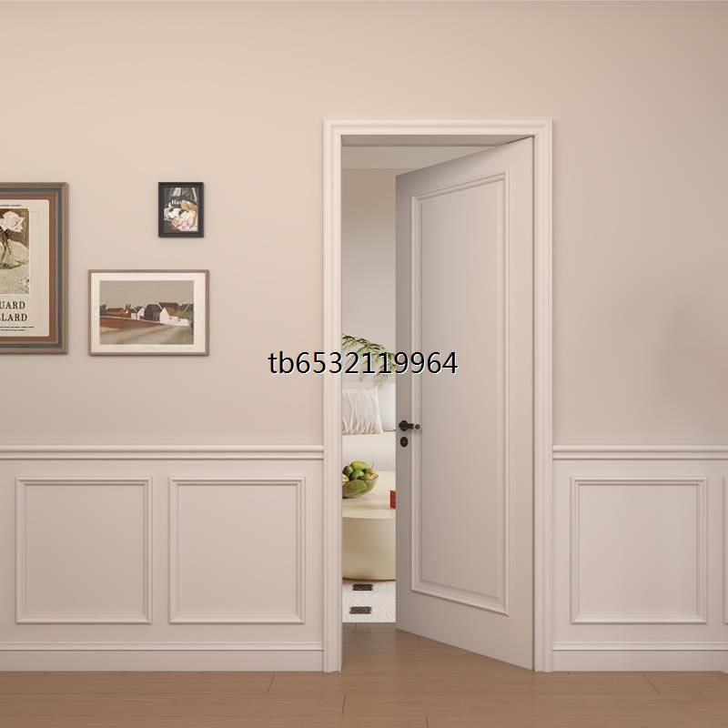 法式木门实木复合烤漆门室内门卧室门装门白色房间门实木烤漆门