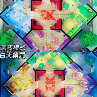 小镇保卫校园桌游儿童岁小学生合作类亲子互动游戏多人打怪