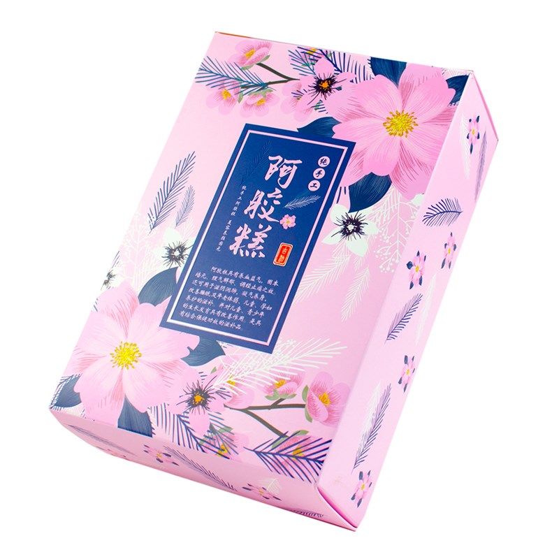 免费定制商标阿胶糕包装盒礼盒一非铁盒固元保健品盒包装袋提袋