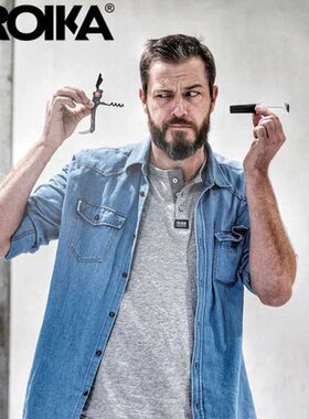 TROIKA 多功能开瓶器家用红酒海马刀创意葡萄酒开酒器  硅胶酒塞