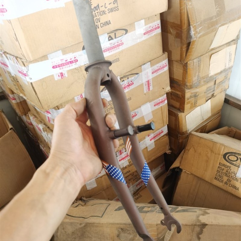 D行原来铬钼钢20w寸406折叠自行车前叉