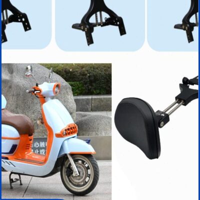 适用维多利亚蒙娜丽莎折叠靠背伸缩型司机靠椅乘客靠垫踏板车改装