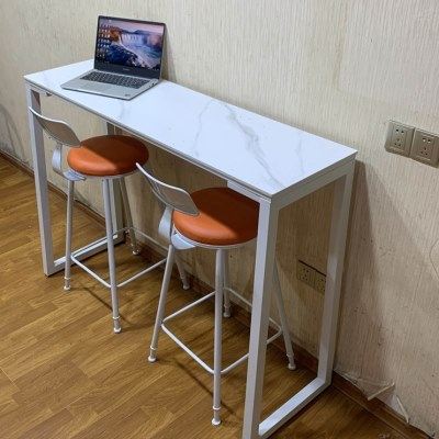 北欧简约家用岩板吧台桌客厅隔断高脚桌椅阳台靠墙大理石厨房餐桌,住宅家具,吧台,淘宝优惠券,粉丝福利购,淘宝优惠卷