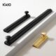 德国KABO黑色插销黄铜门窗扣房门栓防盗门闩柜子全铜明装 插销锁扣