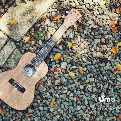 白熊音乐UMA尤克里里女初学者23寸ukulele马叔叔小吉他儿童男03c