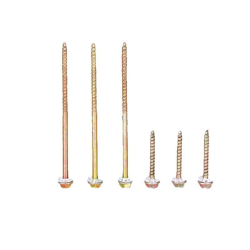 六角头木钻钻尾丝托盘木材螺钉宏挺木钻尾M螺丝木牙尖头自攻丝法