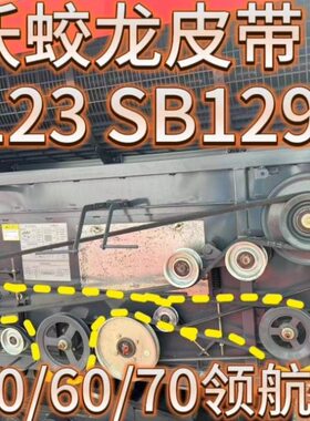 雷沃RG50/60/70/80收割机配件原装大功率SB123 SB129搅龙皮带金刚