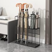 雨伞收纳架家用门口放雨伞置物架子沥水架酒店大堂收纳桶伞架商用