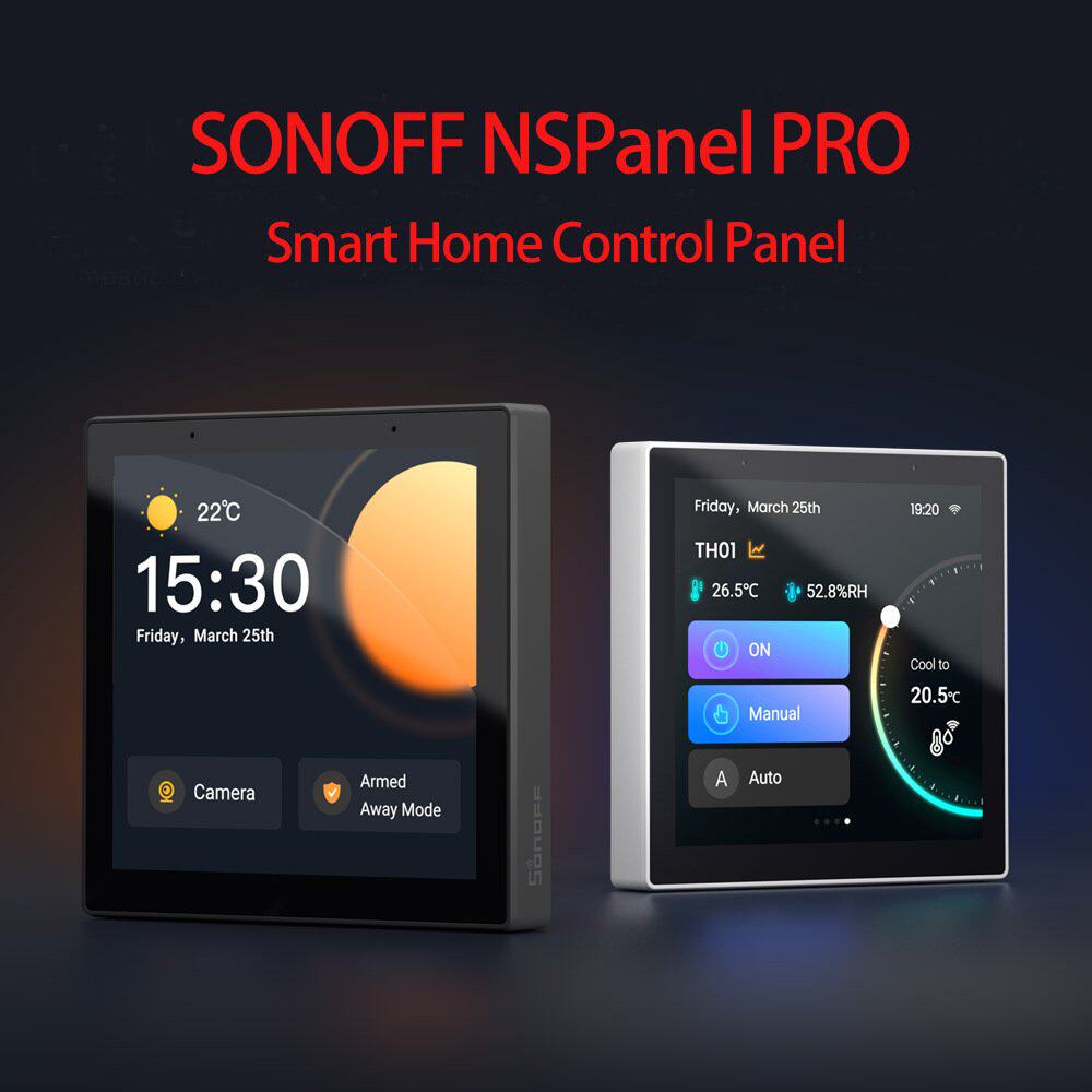 Sonoff Nspanel Pro智能家居控制面板Zigbee 3.0网关场景联动控制
