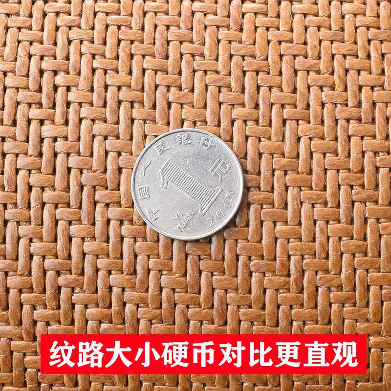 新款藤编墙纸宾馆别墅酒店中式东南亚风格家具木饰面硬包装饰席贴