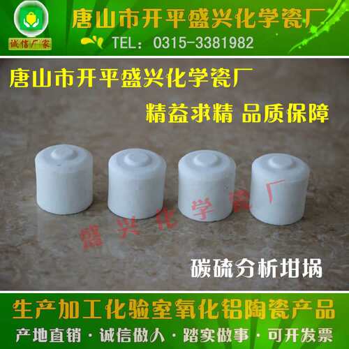 1000个/箱 25*25mm CS坩埚 高频红外碳硫仪坩埚 碳硫检测分析坩埚