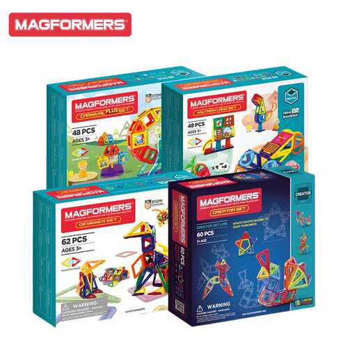MAGFORMERS麦格弗磁力片拼装磁铁积木金宝贝磁力教具嘉年华摩天轮