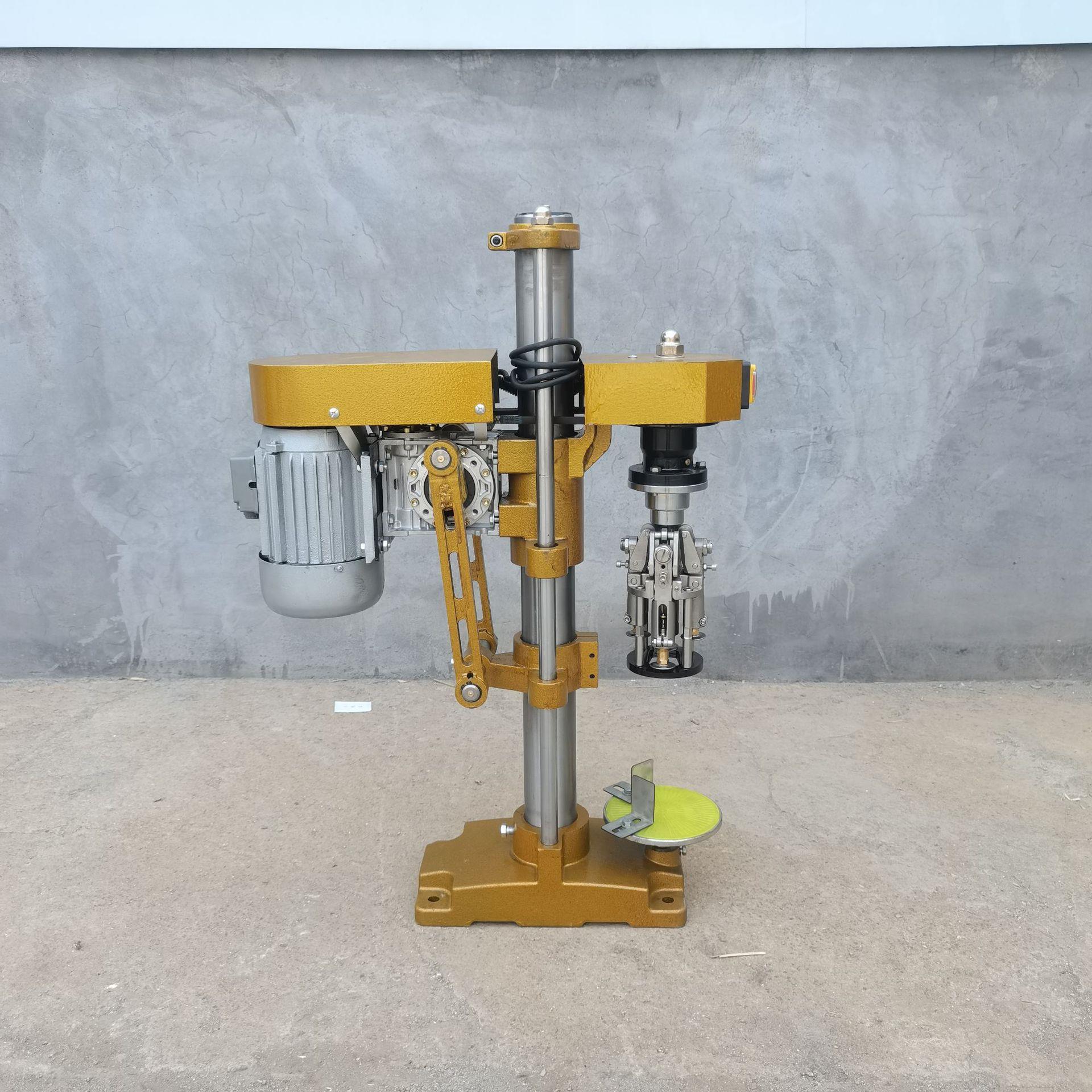 半自动玻璃瓶铝盖封口机旋盖机白酒饮料料酒铝盖封口机旋盖机