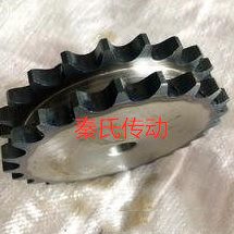 1.2寸双排链轮/平双 配20A-2链条/齿数10齿到30齿平双