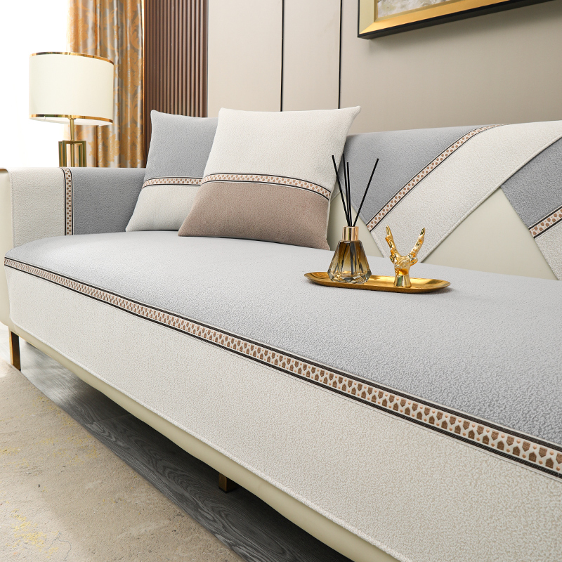 四坐一贵妃沙发垫固定带贵妃转角四季通用盖巾防灰尘202Z3新款套