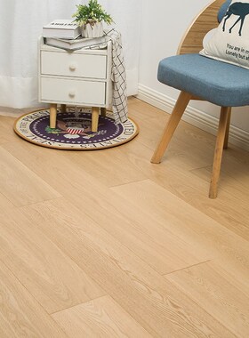 A番龙眼平扣纯实木地板浅灰色奶油色本色原木桦木家用