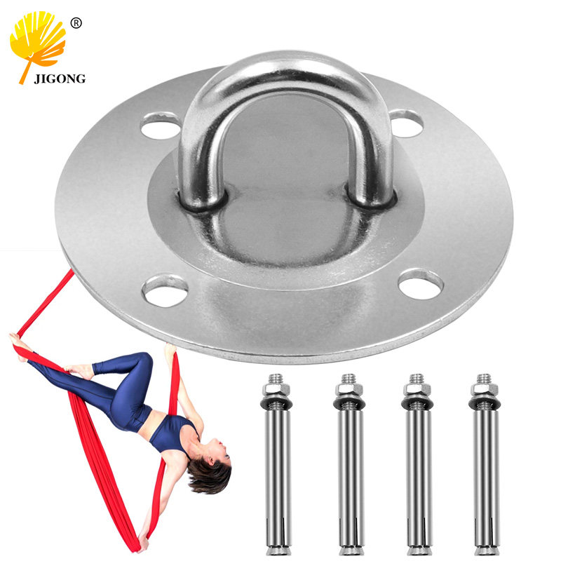 不锈钢承重固定圆挂盘 吊床沙袋秋千顶扣吊椅挂钩 空中瑜伽固定盘,3C数码配件,USB多功能数码宝,淘宝优惠券,粉丝福利购,淘宝优惠卷