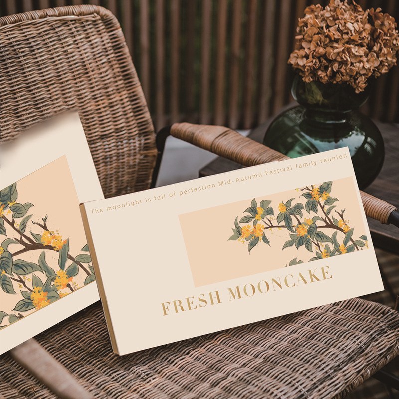 2025新款8粒装8m0-180克月饼包装盒 高档中秋月饼礼盒大蛋黄酥盒