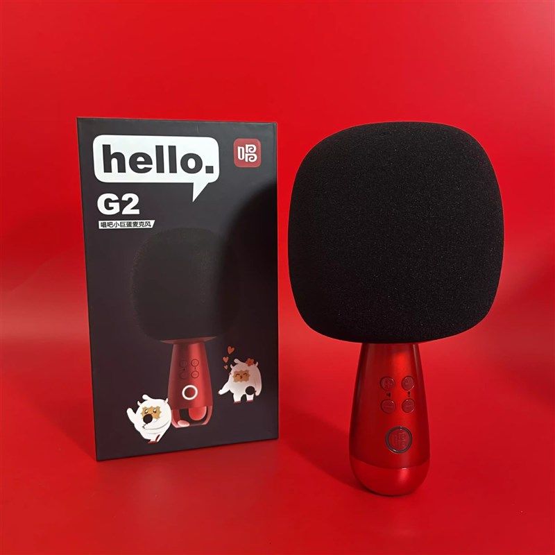 小巨蛋麦克风G2j升级版手机K歌麦克风音响一体家庭娱乐KTV无线话