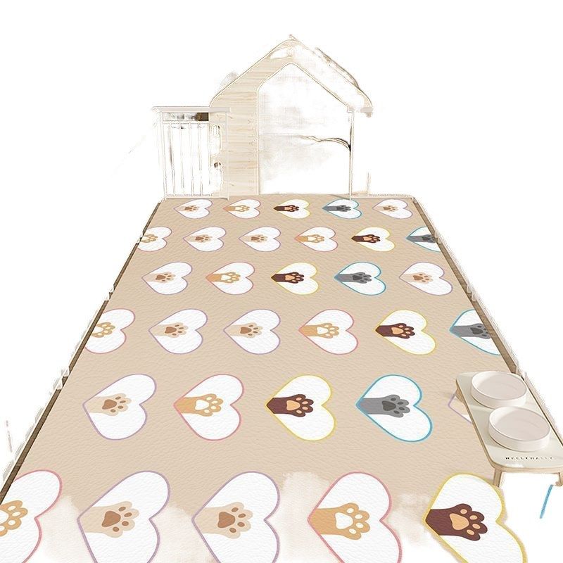 宠物地垫防水防尿pvc养狗专z用围栏地毯狗狗猫咪餐垫子防滑狗笼垫